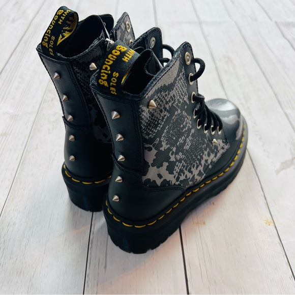 Dr Martens Jadon Animal Clash Stud Platform Combat Boots Size 6 - Picture 5 of 9
